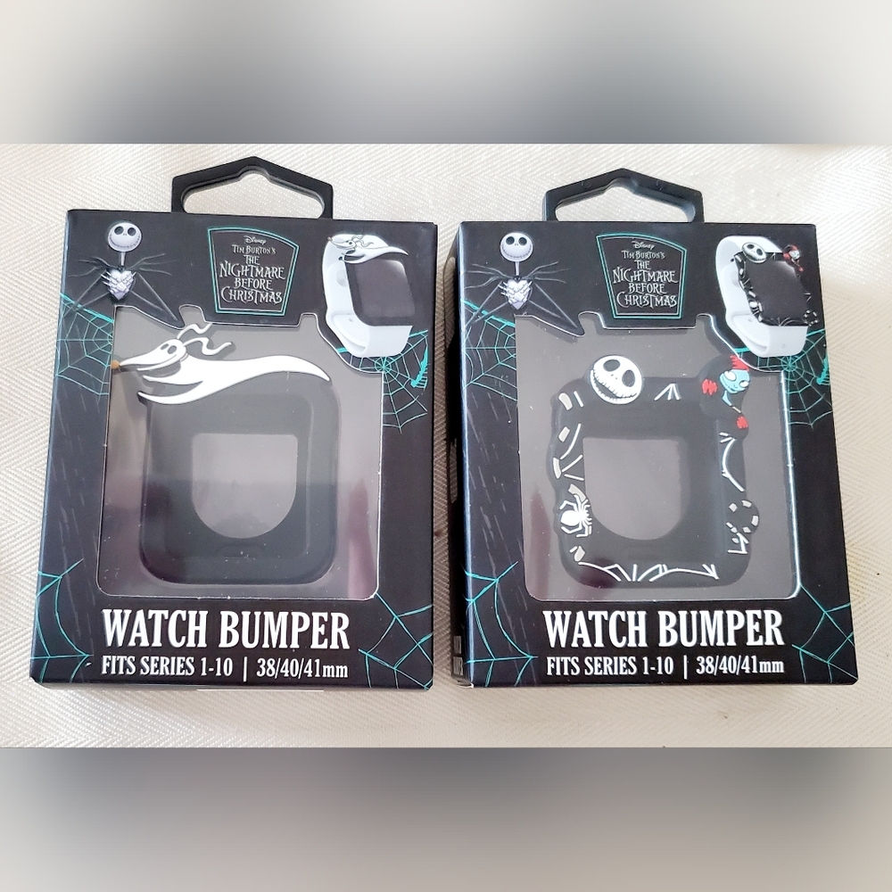NIB Disney‎ Nightmare Before Christmas Iphone Watch Bumpers Fits 38/40/41